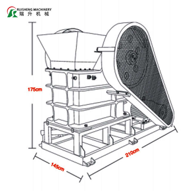 Petite machine de concassage de pierre