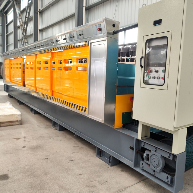 Machine de polissage automatique Ruisheng 24 Machine de polissage de pierre continue équipée d'une tête de maillage