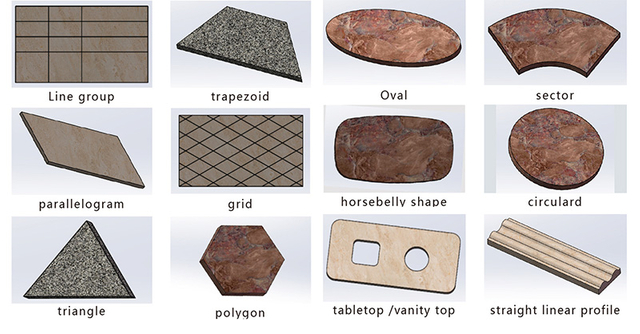 Machine de découpe de pierre CNC