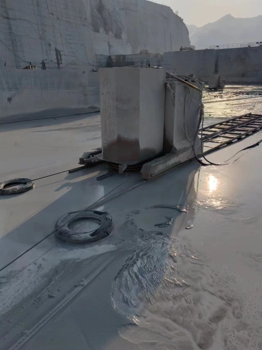 machine de scie &agrave; fil de granit