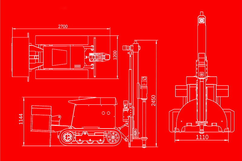 Perceuse fond de trou
