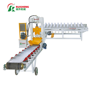 Machine de fendage automatique de pierres cubiques avec ligne de convoyeur (modèle : RSL-24SLS) - Pour la production de pavés et de pavés à haute efficacité